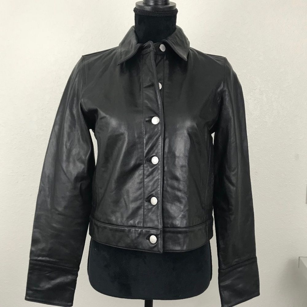 100% Leather Jacket - Black